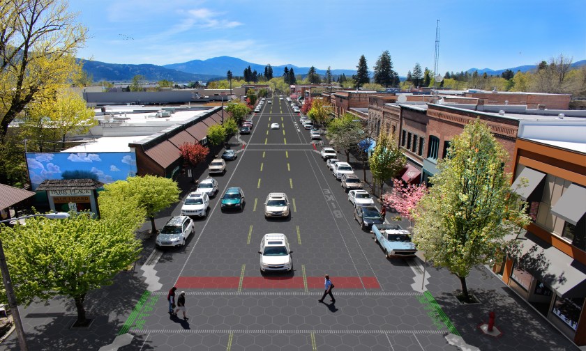 Artist Sam Cornett solar roadways rendition